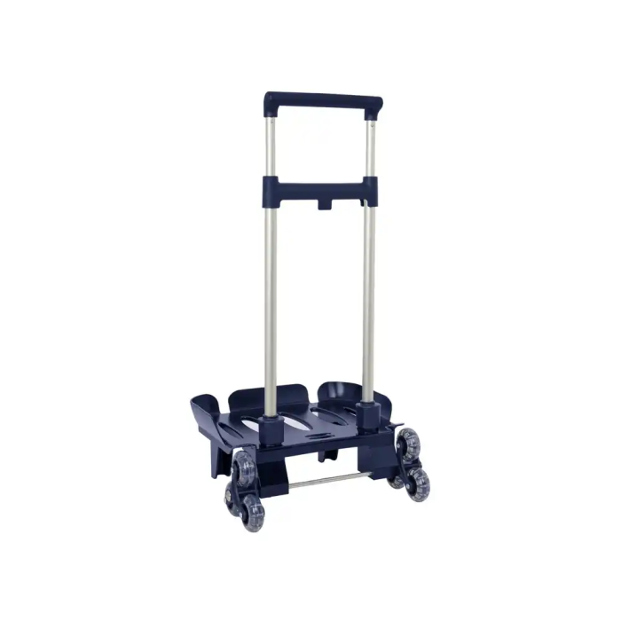 Safta Carro Portamochilas Plegable Triple Rueda Trolley Azul Marino 32x88x23,5 Cm Edad Mínima 3 Años 1