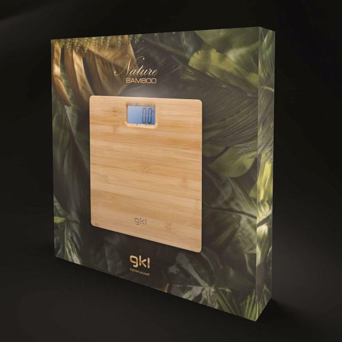 Grunkel Bathroom Scale Bamboo Naturebamboo 1