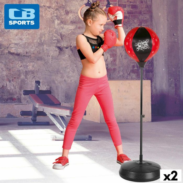 Saco de Boxeo de Pie Hinchable para Niños Colorbaby 10 Saco de Boxeo de Pie Hinchable para Niños Colorbaby 10