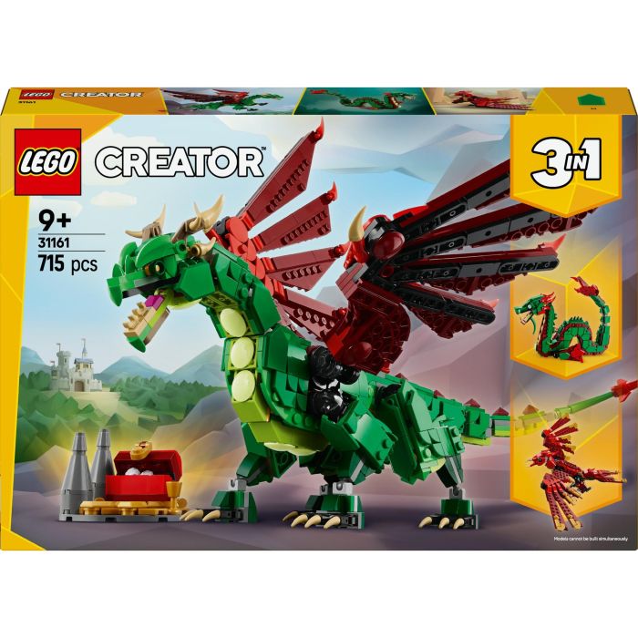 Lego Creator Dragón Medieval Juego de Construcción para Niños de 9+ Años