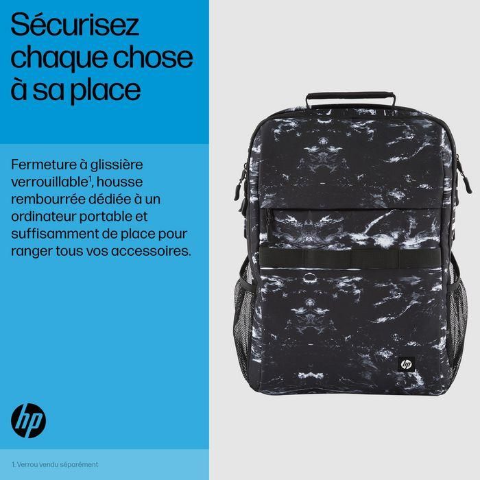 HP Campus XL Marble Stone Backpack - Mochila Antirrobo con Cremallera Bloqueable y Material Repelente al Agua 11 HP Campus XL Marble Stone Backpack - Mochila Antirrobo con Cremallera Bloqueable y Material Repelente al Agua 11