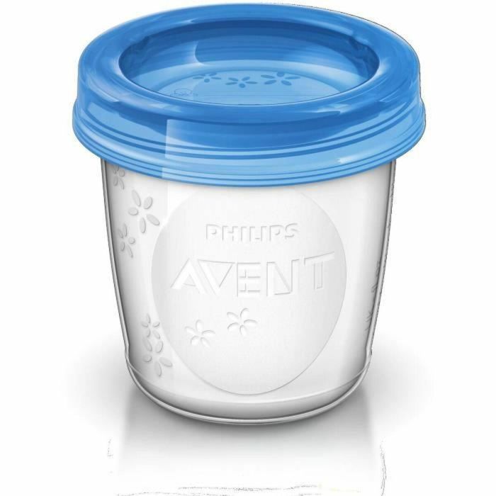 Philips Avent SCF618/10 Nuevo Sistema de Almacenamiento de Leche Materna para Bebés - Recolector, Conservador y Envase Eficiente de Suministro 1