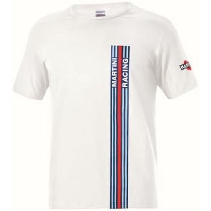 Sparco Martini Racing S01339MRBI6XXX Camiseta Soft Jersey de Algodón Elástico con Rayas Martini Big Stripes Blanco XXXL Hecha en Italia 2 Sparco Martini Racing S01339MRBI6XXX Camiseta Soft Jersey de Algodón Elástico con Rayas Martini Big Stripes Blanco XXXL Hecha en Italia 2