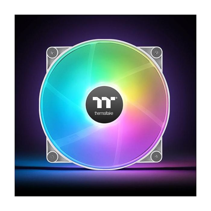 Thermaltake CT200 Ventilador para PC de 200mm Blanco con Iluminación ARGB Sync, 500-900 RPM, 131.6 CFM, 1 Unidad