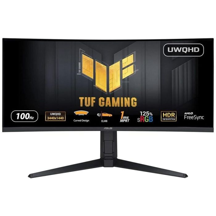 Asus VG34VQEL1A Monitor Curvo Gaming 34 Pulgadas, 3440x1440 WQHD, 1ms, 144Hz, Negro 0 Asus VG34VQEL1A Monitor Curvo Gaming 34 Pulgadas, 3440x1440 WQHD, 1ms, 144Hz, Negro 0