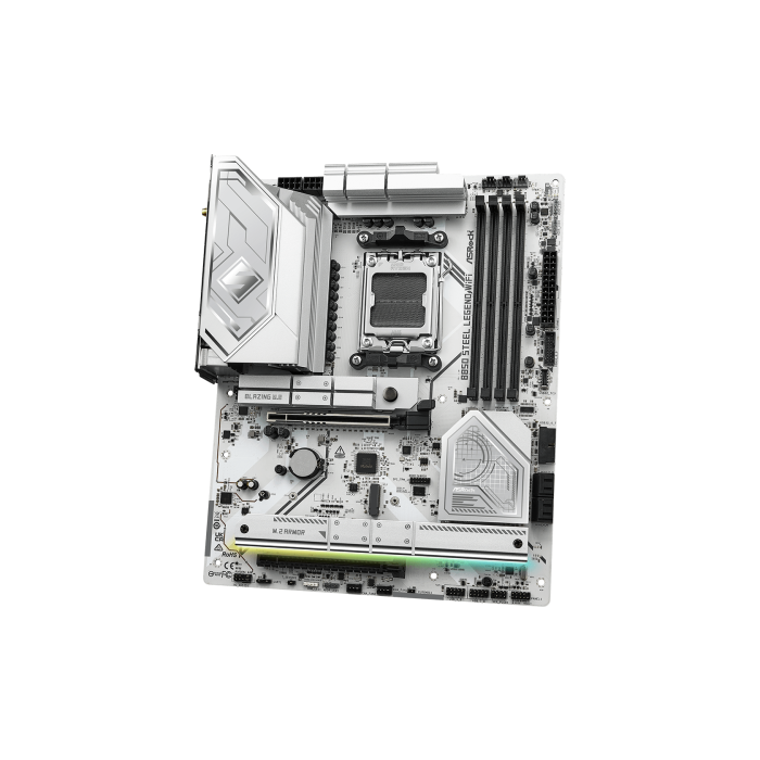 ASRock Placa Base B850 Steel Legend WiFi 90-MXBQS0-A0UAYZ, AMD AM5, Chipset B850, DDR5, WiFi 7, ATX 3