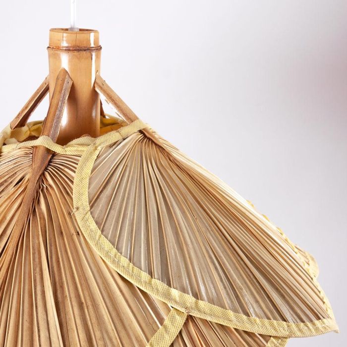 Lámpara Colgante Kayleigh Ratán SKD-P-3000 - Estilo Natural Diseño Elegante con Cable Regulable y Casquillo E27 para Bombilla LED 1 Lámpara Colgante Kayleigh Ratán SKD-P-3000 - Estilo Natural Diseño Elegante con Cable Regulable y Casquillo E27 para Bombilla LED 1
