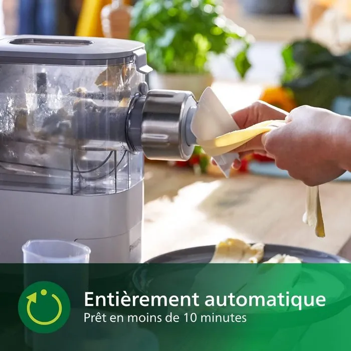 Philips HR2345 / 19 Máquina para hacer pasta - 450g - 4 formas: espagueti, penne, fettuccini, lasaña - blanco 2