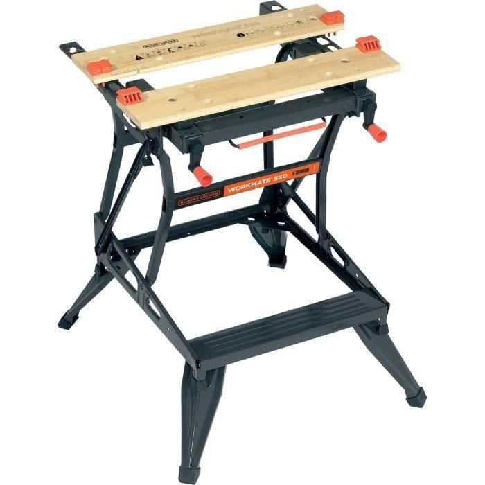 Black&Decker Workmate WM550 - Banco de Trabajo Plegable
