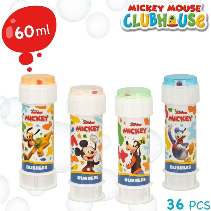 Pompero Mickey Mouse 60 ml 3,8 x 11,5 x 3,8 cm (216 Unidades) 3 Pompero Mickey Mouse 60 ml 3,8 x 11,5 x 3,8 cm (216 Unidades) 3