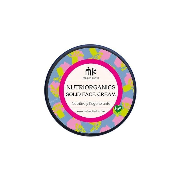MAISON KARITE Crema Facial Nutriorganics 300ml Vegana Sin Gluten Sello Ecoplus