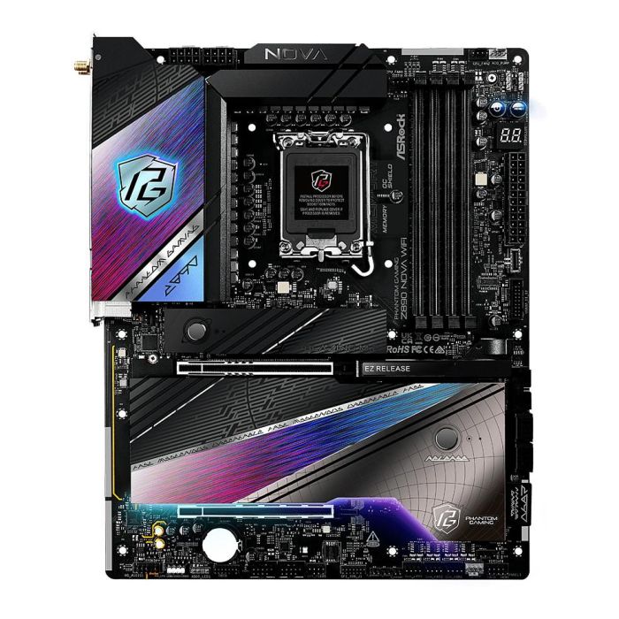 ASRock Z890 Nova WiFi Placa Base ATX Intel Z890 Socket LGA 1851 DDR5 WiFi 7 Bluetooth 5.4 1