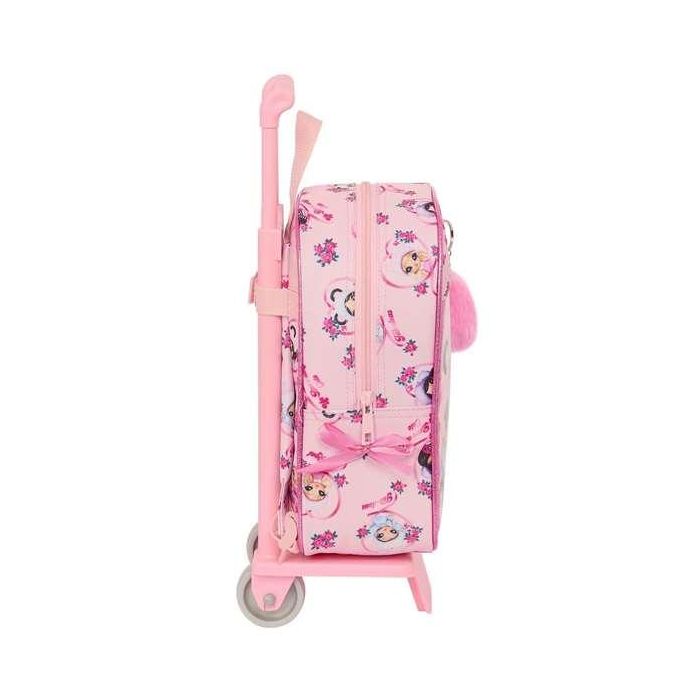 Mochila Escolar con Ruedas Na!Na!Na! Surprise Fabulous Rosa 22 x 27 x 10 cm