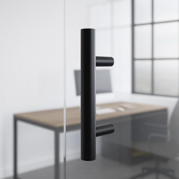 Manillon Sono Ø30 C210 L300 Inox Negro Jandel 1 Manillon Sono Ø30 C210 L300 Inox Negro Jandel 1