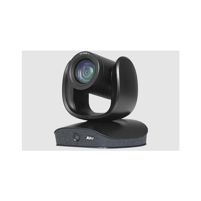 AVer CAM570 Cámara PTZ Dual 4K 12X Zoom Óptico, USB HDMI IP, Seguimiento Audio, Smart Frame Dinámico, PoE+, RS232, Entrada Audio