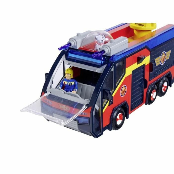 Sam el Bombero SIM4006592092092 Camión de bomberos Júpiter, con 2 figuras, sonidos, luces y accesorios (incluye pilas) 3