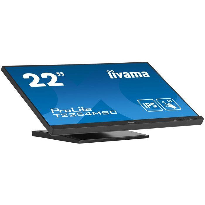 iiyama ProLite T2254MSC-B1AG Monitor Táctil 22" Full HD IPS 4ms 60Hz con Altavoces, HDMI y DisplayPort Negro 6