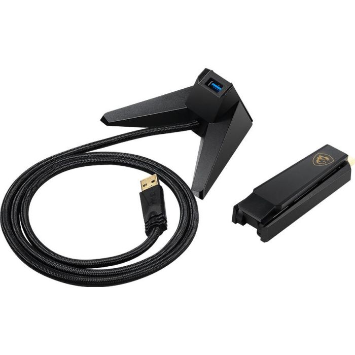 Adaptador de Red MSI AXE5400 Negro 8 Adaptador de Red MSI AXE5400 Negro 8