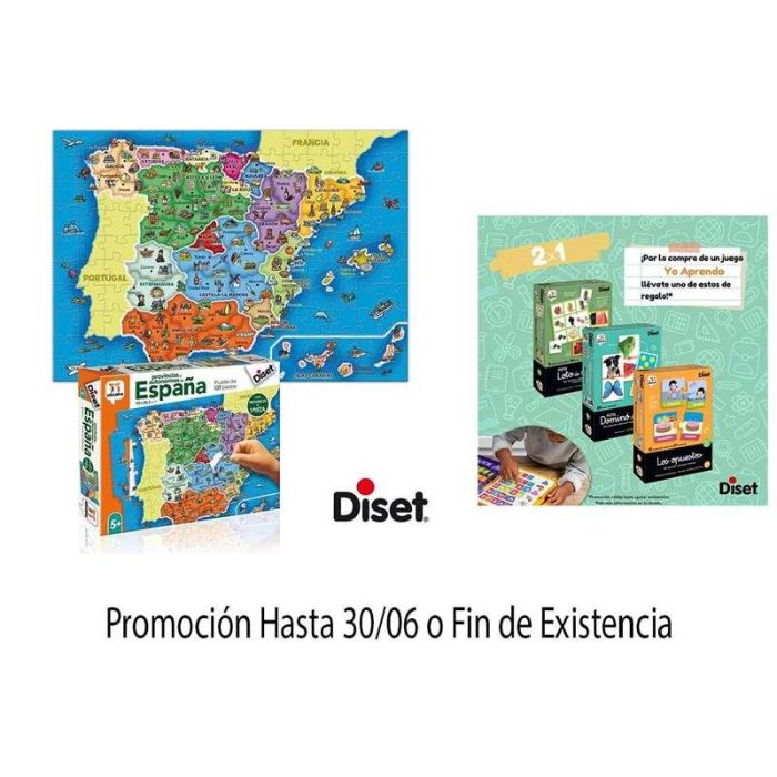 Diset Puzzle Educativo Provincias de España 137 Piezas 1 Diset Puzzle Educativo Provincias de España 137 Piezas 1