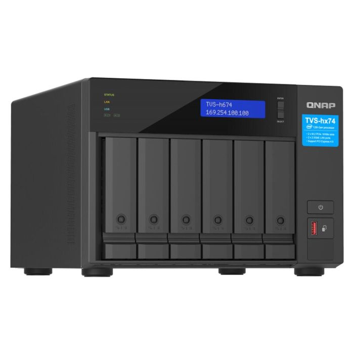 QNAP TVS-H674 NAS Torre con Intel Core i5-12400, 16GB RAM, 6 Bahías, Ethernet 2.5G, Negro - TVS-H674-I5-32G 9 QNAP TVS-H674 NAS Torre con Intel Core i5-12400, 16GB RAM, 6 Bahías, Ethernet 2.5G, Negro - TVS-H674-I5-32G 9