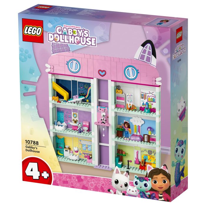 Lego 10788 La Casa Mágica de Gabby, Casa de Muñecas de Juguete con Minifiguras