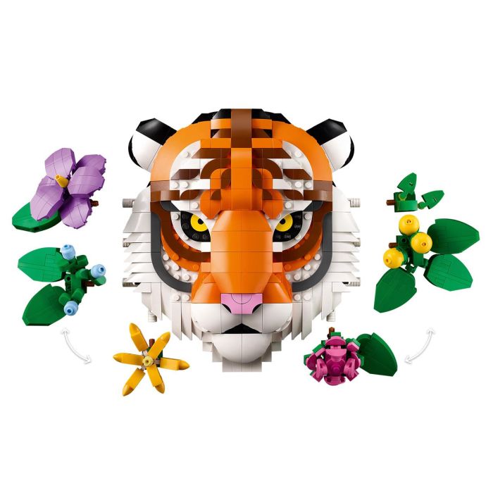 Colección Fauna: Tigre 31217 Lego Art 3
