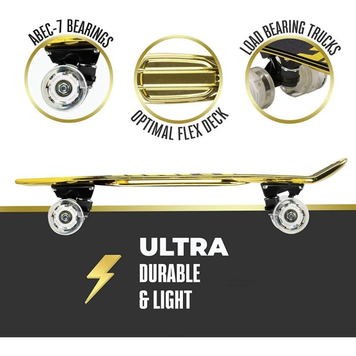 Mondo Urban Slide Set - IGNITE Combo Set Tyro Monopatín y Protecciones - Dorado MON8001011255689 8 Mondo Urban Slide Set - IGNITE Combo Set Tyro Monopatín y Protecciones - Dorado MON8001011255689 8