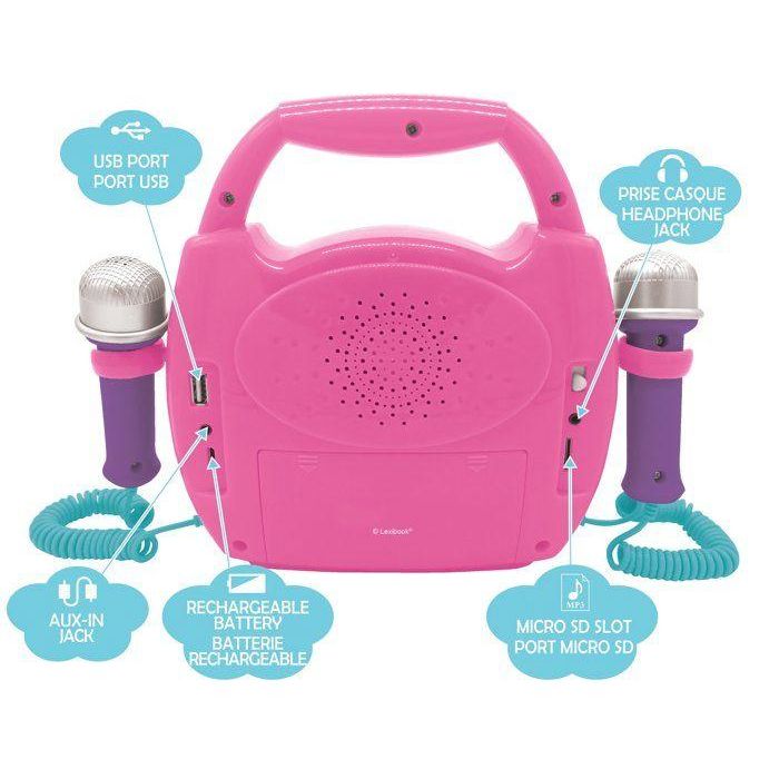 LEXIBOOK - Altavoz Bluetooth Unicornio - Efectos de luz, micrófonos y batería recargable 1 LEXIBOOK - Altavoz Bluetooth Unicornio - Efectos de luz, micrófonos y batería recargable 1
