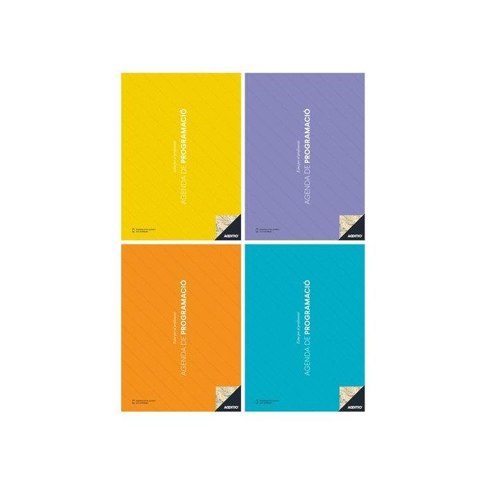 Additio Cuaderno de programación Din A4 para profesorado, plan mensual y programación semanal del curso