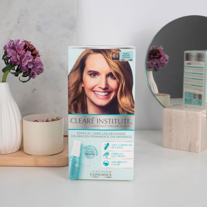 Clearé Institute COLOUR CLINUANCE cabellos delicados #6.3-rubio oscuro dorado 1 u 2