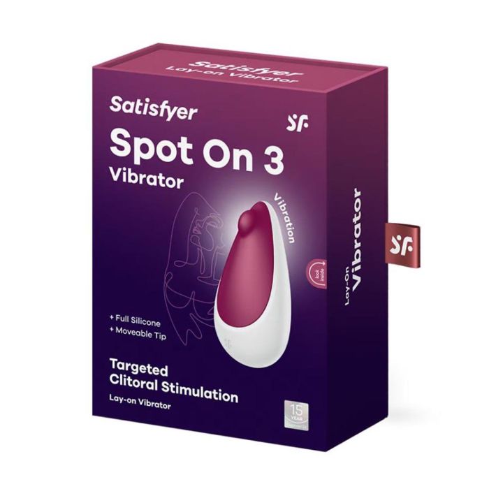 Satisfyer Spot on 3 vibrador rojo