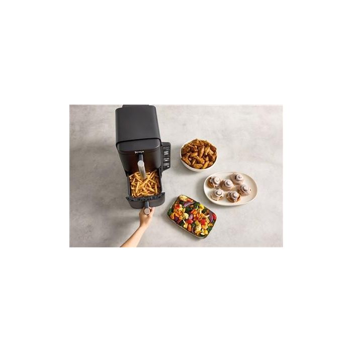 Ninja SL300EU Freidora de Aire Caliente Doble, 7.6L, 6 Raciones, Freidora Baja en Grasa, Horno, Asador, Deshidratador 9