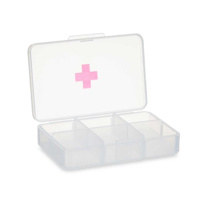 Pastillero Plastico 6 Huecos 24Gr Berilo 9X2CM (48 Unidades) 1 Pastillero Plastico 6 Huecos 24Gr Berilo 9X2CM (48 Unidades) 1