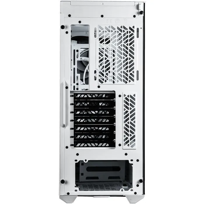 Cooler Master MasterBox MB520WGNNS01 Caja Gaming ARGB Blanco con Frontal de Cristal y 3 ventiladores de 120mm