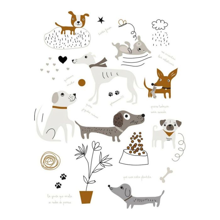 Funda Nórdica Panzup Dogs Cama de 180/190 (260 x 220 cm) 5 Funda Nórdica Panzup Dogs Cama de 180/190 (260 x 220 cm) 5