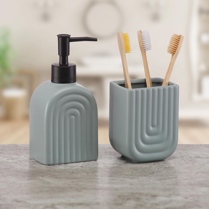 Dispensador Arcoiris Gris Versa 8X16CM (2 Unidades) 1 Dispensador Arcoiris Gris Versa 8X16CM (2 Unidades) 1