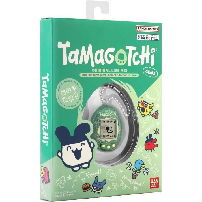 Bandai Tamagotchi Original 46010 BAN3296580460106 Colección de colores Verde 5 Bandai Tamagotchi Original 46010 BAN3296580460106 Colección de colores Verde 5