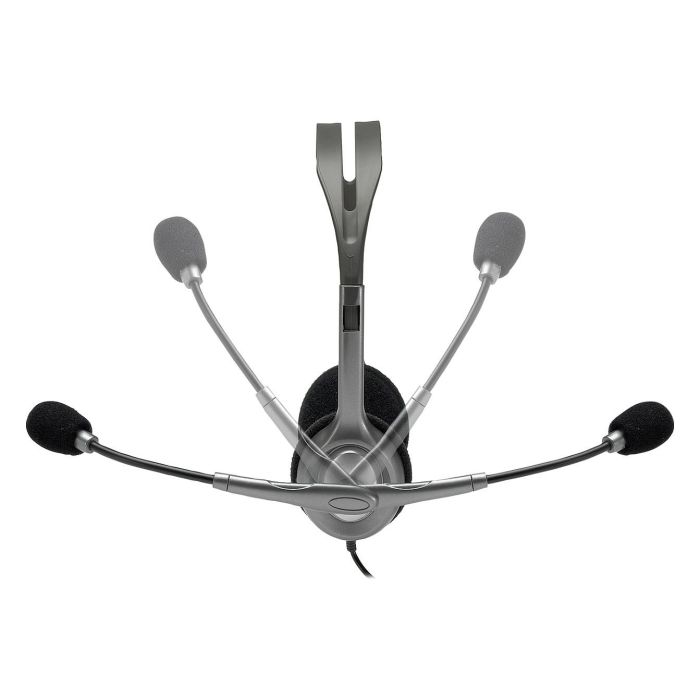 Logitech H110 Stereo Headset Auriculares con Micrófono, Sonido Estéreo, Conexión 3.5mm para PC, Tablet y Móvil, Diseño Cómodo 2