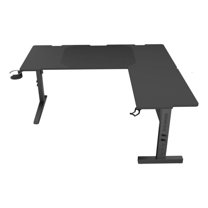 GENESIS NDS-2295 Escritorio Gaming Holm Modular Corner Negro, Ajustable en Altura 70-90cm, Iluminación LED RGB, Ergonómico 24 GENESIS NDS-2295 Escritorio Gaming Holm Modular Corner Negro, Ajustable en Altura 70-90cm, Iluminación LED RGB, Ergonómico 24