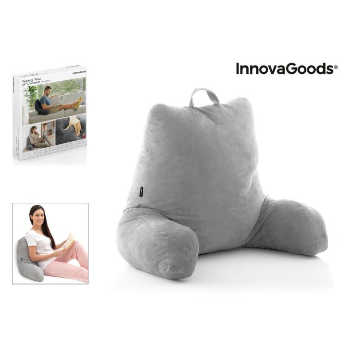 Almohada de Lectura con Apoyabrazos Huglow InnovaGoods 0