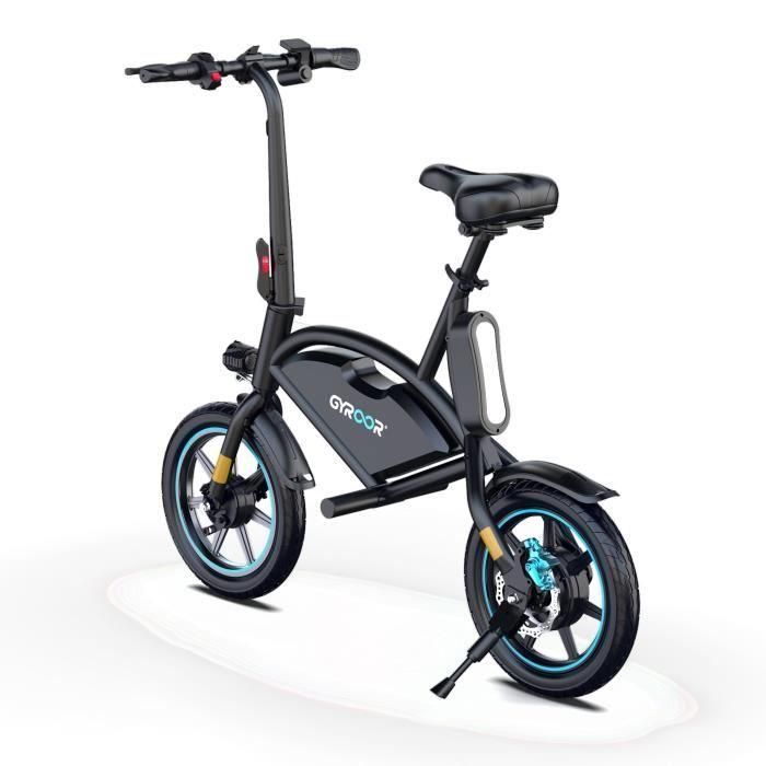 Bicicleta eléctrica de equilibrio - GYROOR - C147 - 36 V/7,8 Ah - 350 W - 14 pulgadas - Aplicación móvil - Soporte para teléfono 2