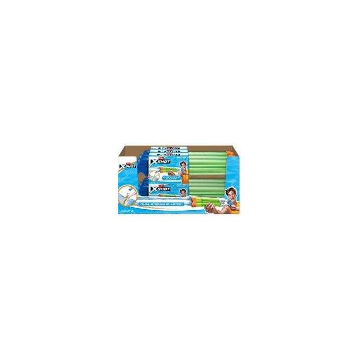 Pistola de agua x-shot quad stream blaster con dos cañones 13'5x59'6x5'7cm - modelos surtidos 4 Pistola de agua x-shot quad stream blaster con dos cañones 13'5x59'6x5'7cm - modelos surtidos 4