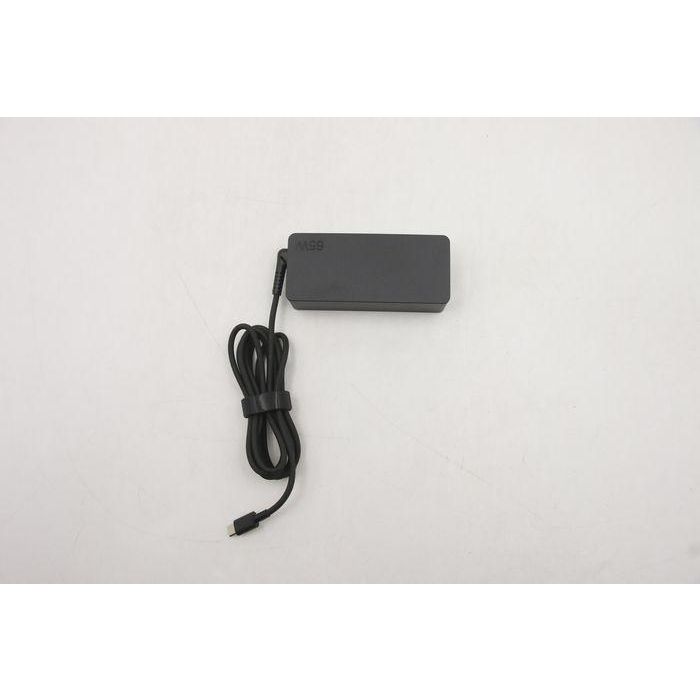 Lenovo AC adapter, Type-C, 65W, 2P, Black 1 Lenovo AC adapter, Type-C, 65W, 2P, Black 1