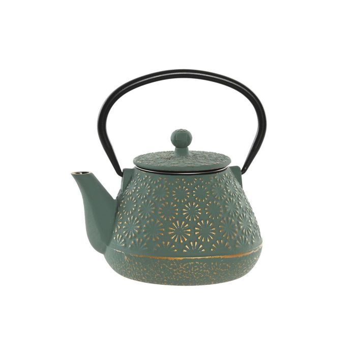 Tetera Oriental DKD Home Decor Verde 12.5 x 15.5 x 15 cm 1 Tetera Oriental DKD Home Decor Verde 12.5 x 15.5 x 15 cm 1