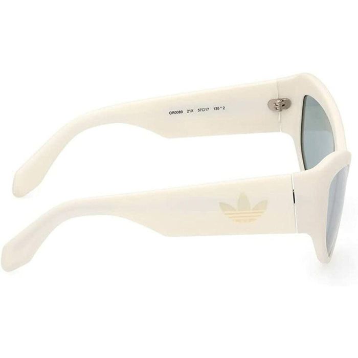 Adidas Sport OR0089 21X Gafas de Sol Mujer Mariposa Plástico Blanco 135 mm 3