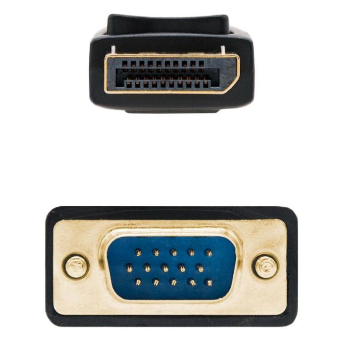 Cable Conversor Nanocable 10.15.4402/ DisplayPort Macho - VGA Macho/ 2m/ Negro 2 Cable Conversor Nanocable 10.15.4402/ DisplayPort Macho - VGA Macho/ 2m/ Negro 2