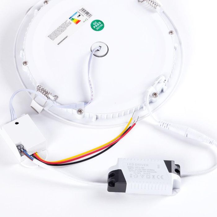 Placa LED 18W 1.600Lm 6000ºK Sensor PIR 40.000H [WR-GP-LZ-3-M-PIR-CW] 5