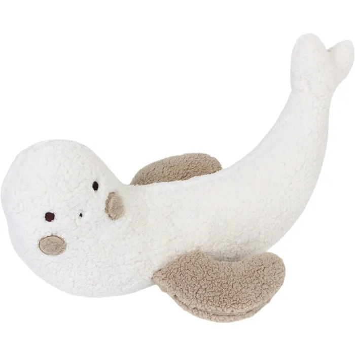 Tineo - TIN3275052061638 - Almohada de maternidad 3 en 1, tipo cuna o cojín de lactancia, con funda de tejido Sherpa y estampado Seal