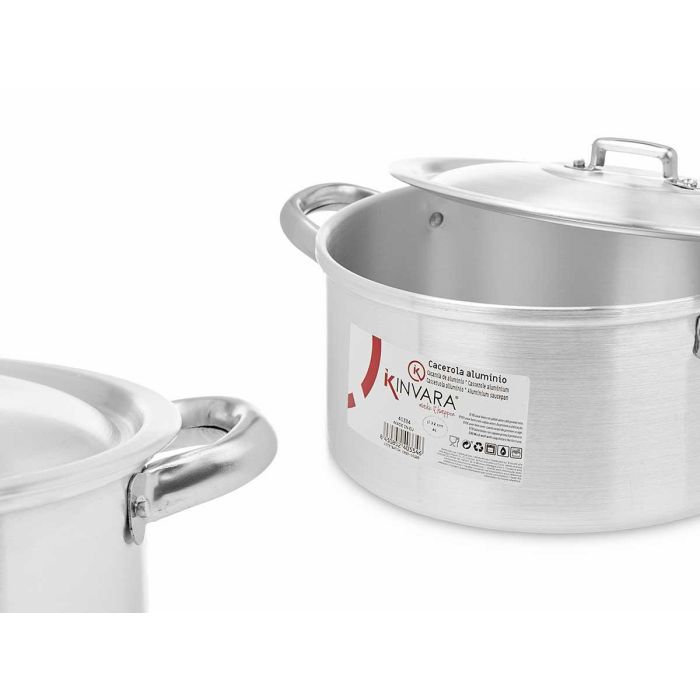 Cacerola de Aluminio Kinvara 22 cm 4 L - Apta Gas, Horno y Lavavajillas (10 Unidades) 3 Cacerola de Aluminio Kinvara 22 cm 4 L - Apta Gas, Horno y Lavavajillas (10 Unidades) 3