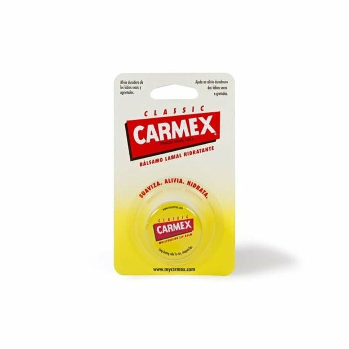 Carmex Bálsamo Labial Clásico Tarro 7.5 gr Blister | Hidrata y Alivia Labios Secos y Agrietados 1